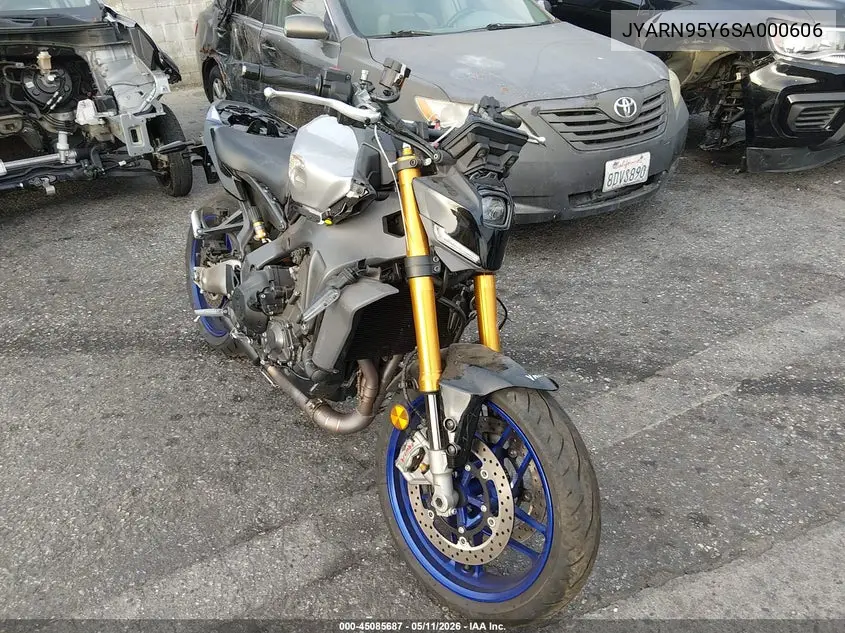 2025 Yamaha Mt09 Sp VIN: JYARN95Y6SA000606 Lot: 45085687