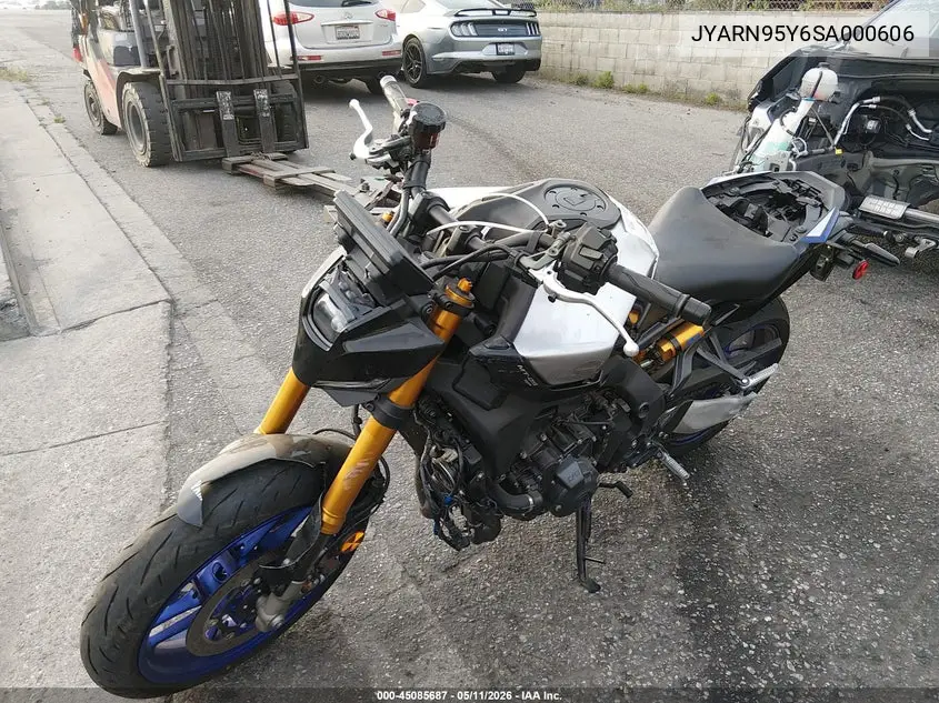 2025 Yamaha Mt09 Sp VIN: JYARN95Y6SA000606 Lot: 45085687