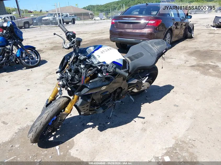 2025 Yamaha Mtn1000 D VIN: JYARN81E5SA000795 Lot: 45244948