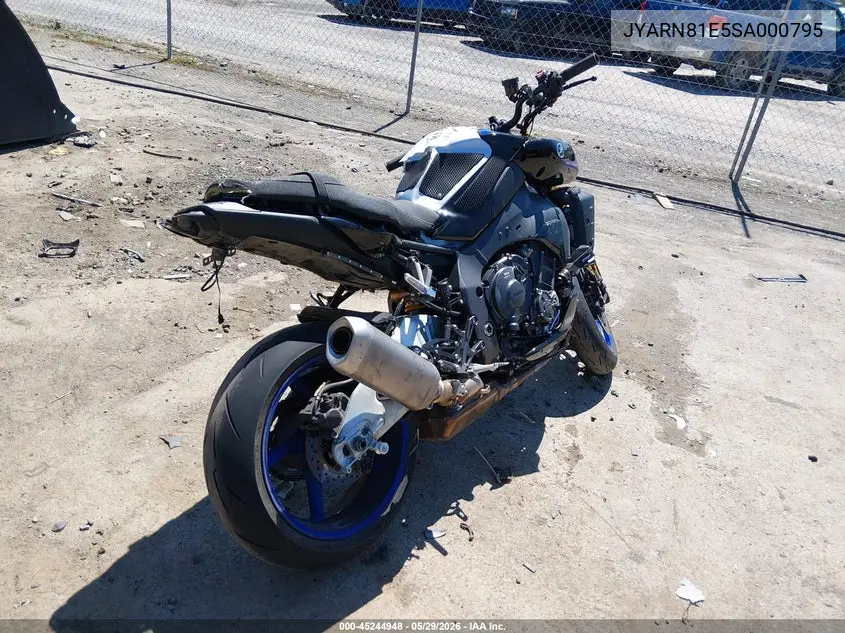 2025 Yamaha Mtn1000 D VIN: JYARN81E5SA000795 Lot: 45244948