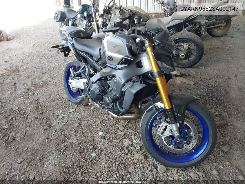 2025 Yamaha Mt09 Sp VIN: JYARN95E2SA002147 Lot: 45297530