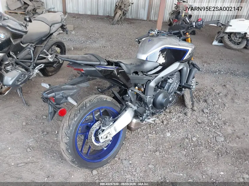 2025 Yamaha Mt09 Sp VIN: JYARN95E2SA002147 Lot: 45297530