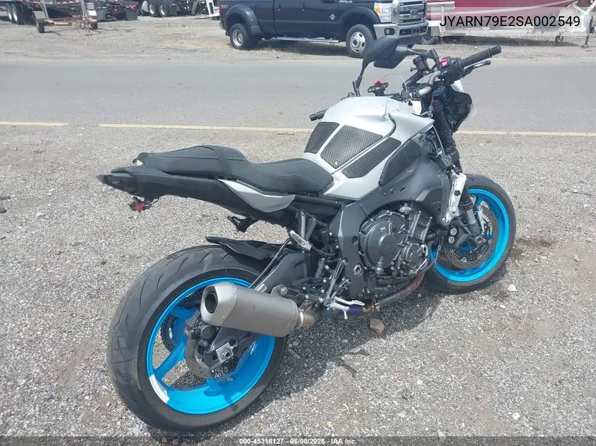 2025 Yamaha Mtn1000 VIN: JYARN79E2SA002549 Lot: 45318127