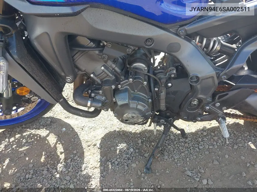 2025 Yamaha Mt09 VIN: JYARN94E6SA002511 Lot: 45322464