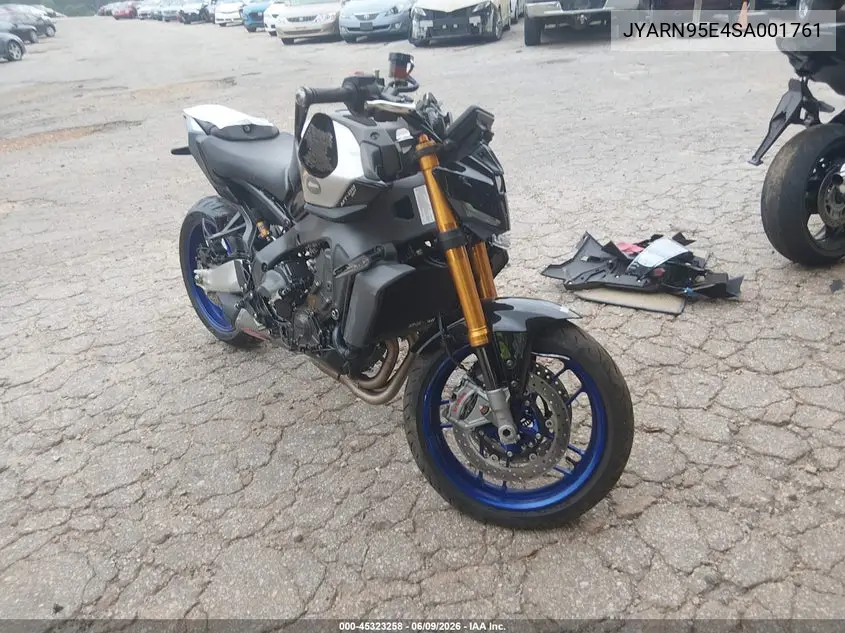 2025 Yamaha Mt09 Sp VIN: JYARN95E4SA001761 Lot: 45323258