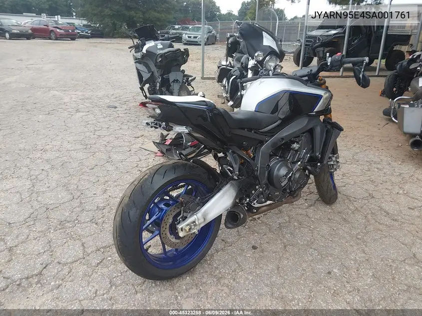 2025 Yamaha Mt09 Sp VIN: JYARN95E4SA001761 Lot: 45323258