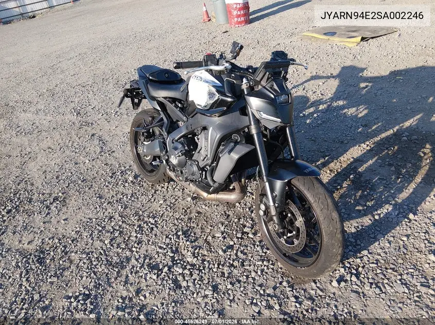 2025 Yamaha Mt09 VIN: JYARN94E2SA002246 Lot: 45526249