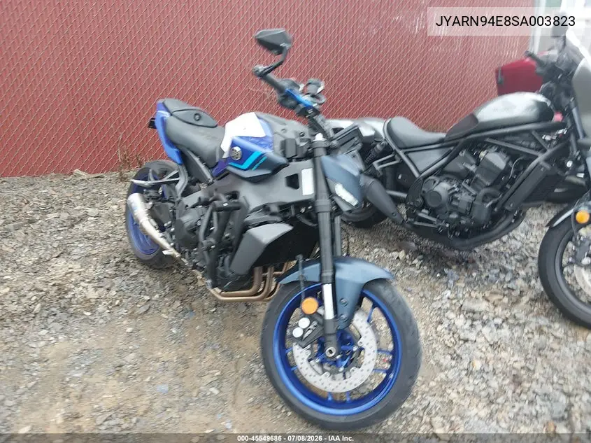 2025 Yamaha Mt09 VIN: JYARN94E8SA003823 Lot: 45549686