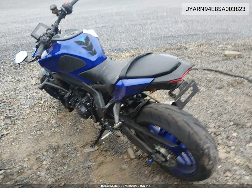 2025 Yamaha Mt09 VIN: JYARN94E8SA003823 Lot: 45549686