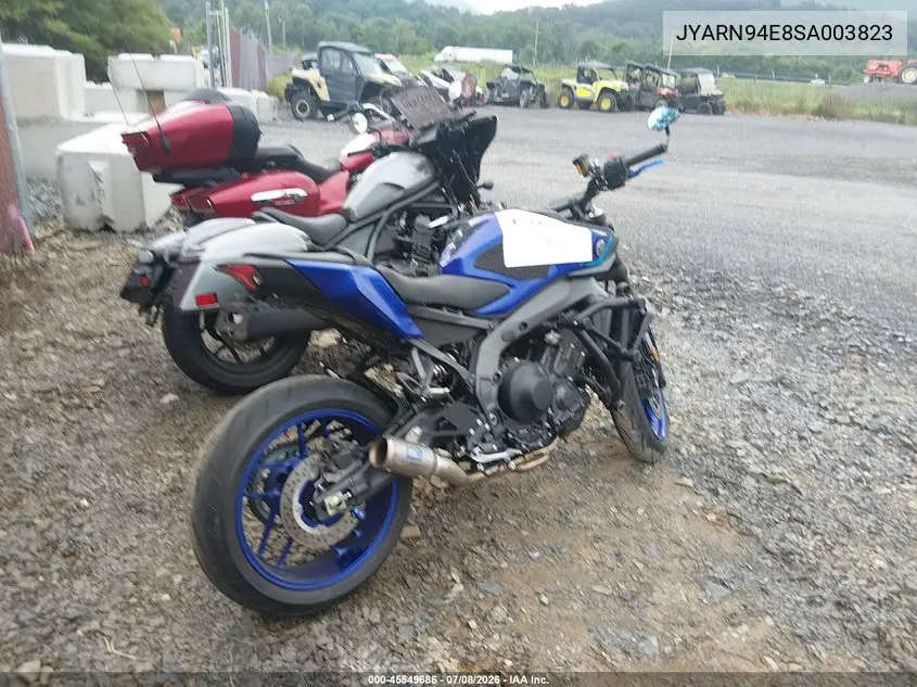 2025 Yamaha Mt09 VIN: JYARN94E8SA003823 Lot: 45549686