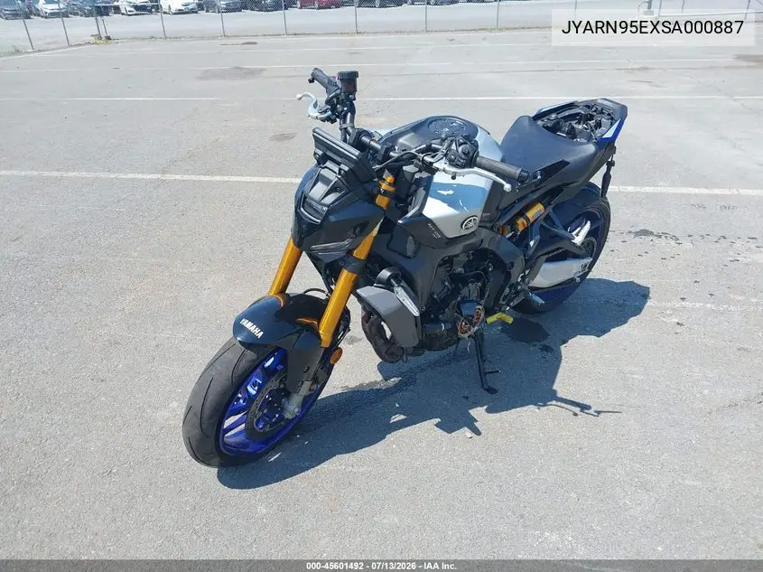 2025 Yamaha Mt09 Sp VIN: JYARN95EXSA000887 Lot: 45601492