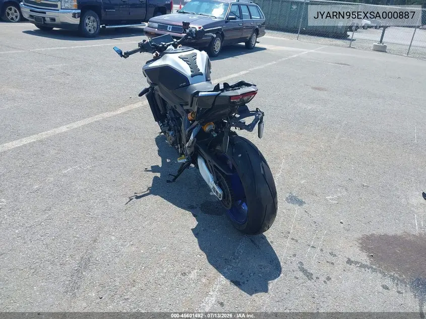 2025 Yamaha Mt09 Sp VIN: JYARN95EXSA000887 Lot: 45601492