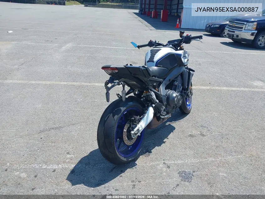 2025 Yamaha Mt09 Sp VIN: JYARN95EXSA000887 Lot: 45601492