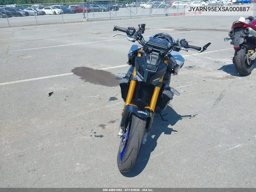 2025 Yamaha Mt09 Sp VIN: JYARN95EXSA000887 Lot: 45601492