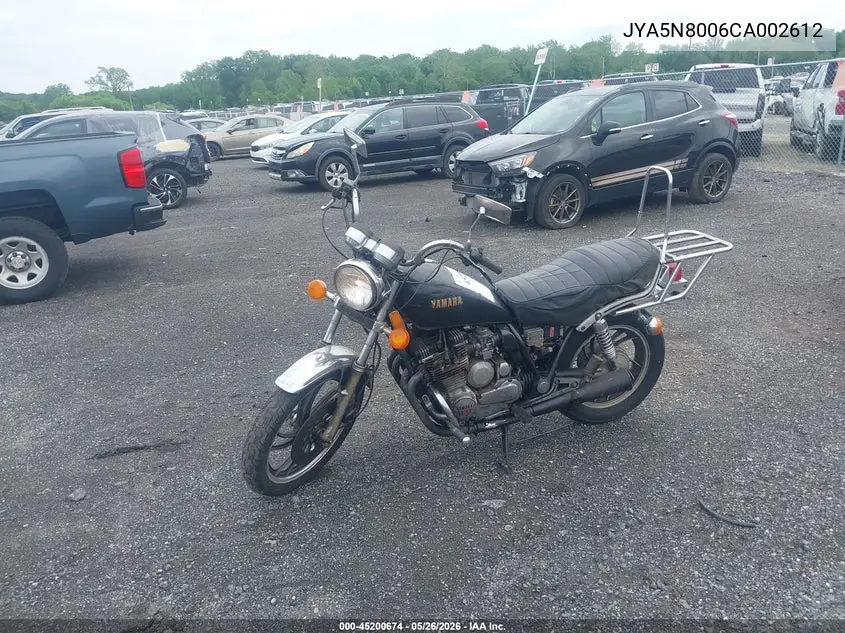 1982 Yamaha Xj650 VIN: JYA5N8006CA002612 Lot: 45200674