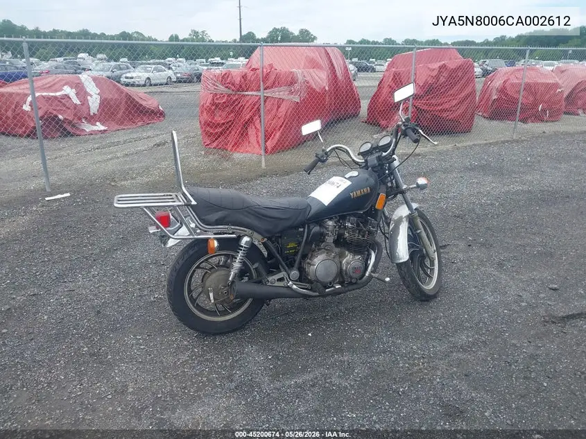 1982 Yamaha Xj650 VIN: JYA5N8006CA002612 Lot: 45200674