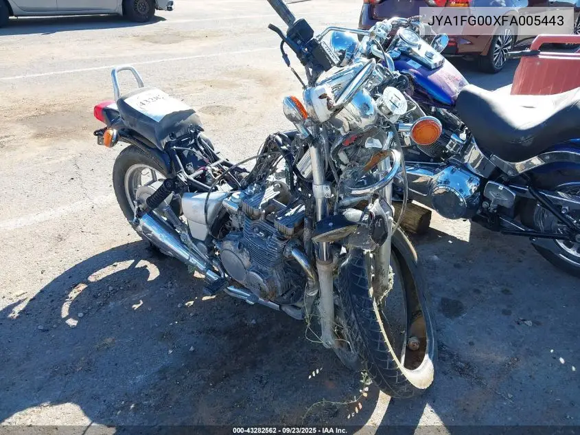 1985 Yamaha Xj700 VIN: JYA1FG00XFA005443 Lot: 43282562