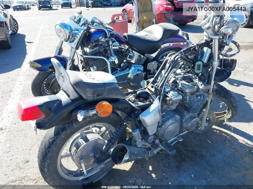 1985 Yamaha Xj700 VIN: JYA1FG00XFA005443 Lot: 43282562
