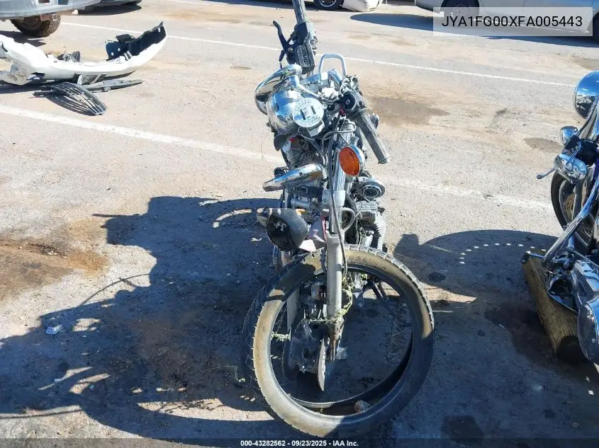 1985 Yamaha Xj700 VIN: JYA1FG00XFA005443 Lot: 43282562