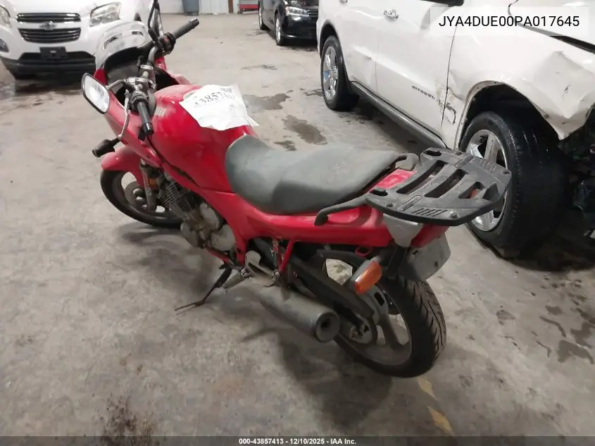 1993 Yamaha Xj600 S VIN: JYA4DUE00PA017645 Lot: 43857413