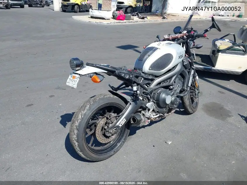 2016 Yamaha Xsr900 C/60Th Anniversary VIN: JYARN47Y1GA000052 Lot: 42990169