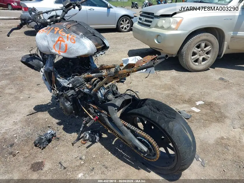 2021 Yamaha Xsr900 VIN: JYARN47E8MA003290 Lot: 45319618