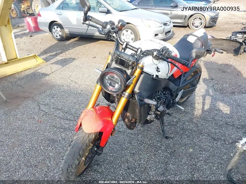 2024 Yamaha Mtm890 C VIN: JYARN80Y9RA000935 Lot: 45473862