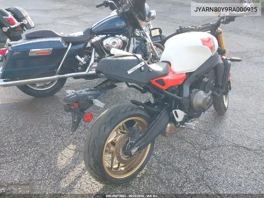 2024 Yamaha Mtm890 C VIN: JYARN80Y9RA000935 Lot: 45473862