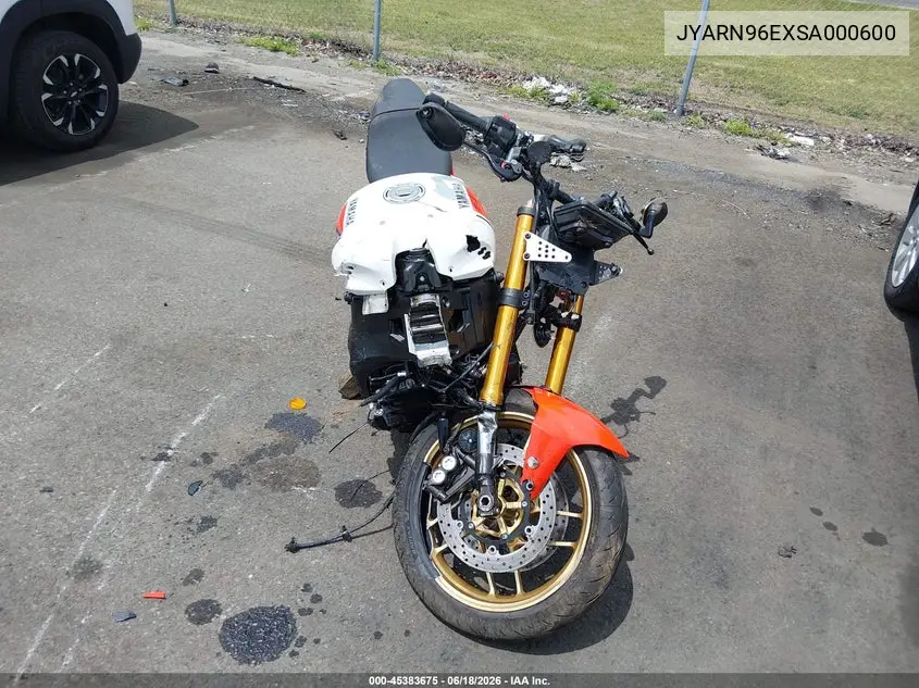 2025 Yamaha Xsr900 VIN: JYARN96EXSA000600 Lot: 45383675