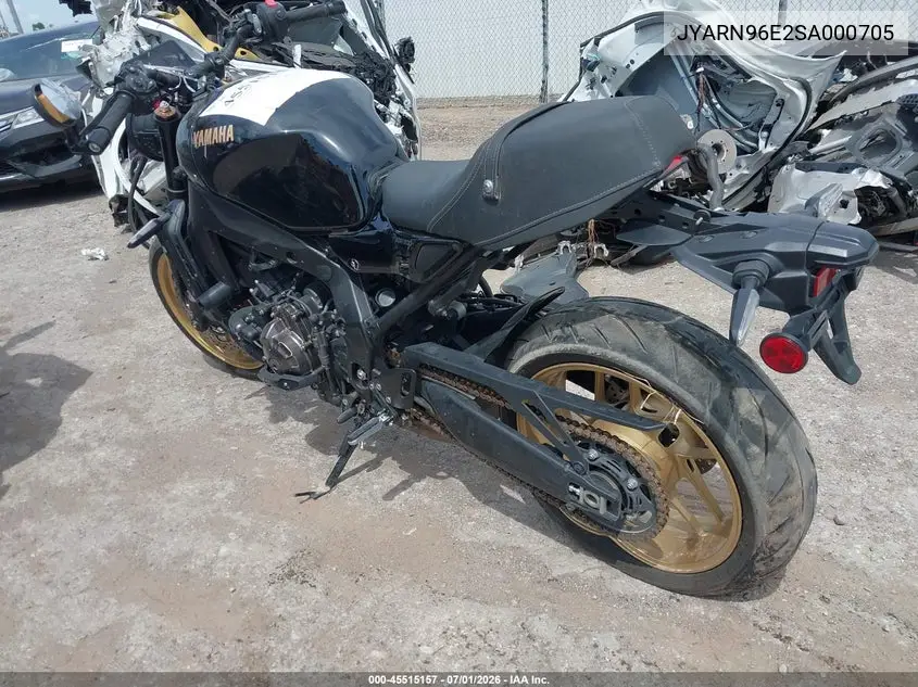 2025 Yamaha Mtm890 VIN: JYARN96E2SA000705 Lot: 45515157