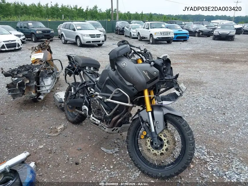 2013 Yamaha Xt1200Z VIN: JYADP03E2DA003420 Lot: 45599859