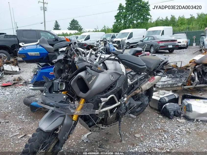 2013 Yamaha Xt1200Z VIN: JYADP03E2DA003420 Lot: 45599859