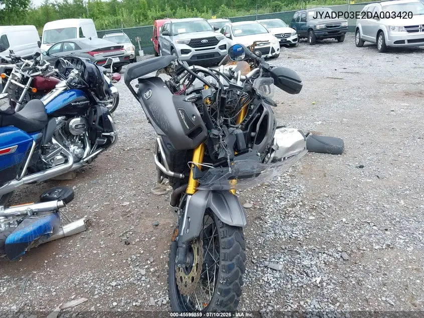 2013 Yamaha Xt1200Z VIN: JYADP03E2DA003420 Lot: 45599859