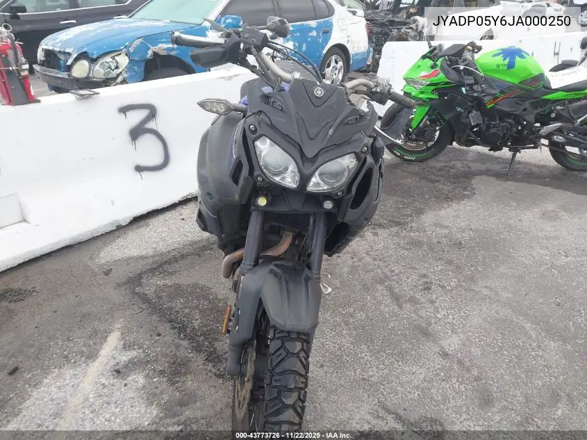 2018 Yamaha Xt1200Ze VIN: JYADP05Y6JA000250 Lot: 43773726