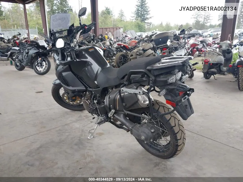 2024 Yamaha Xt1200Ze VIN: JYADP05E1RA002134 Lot: 40344529