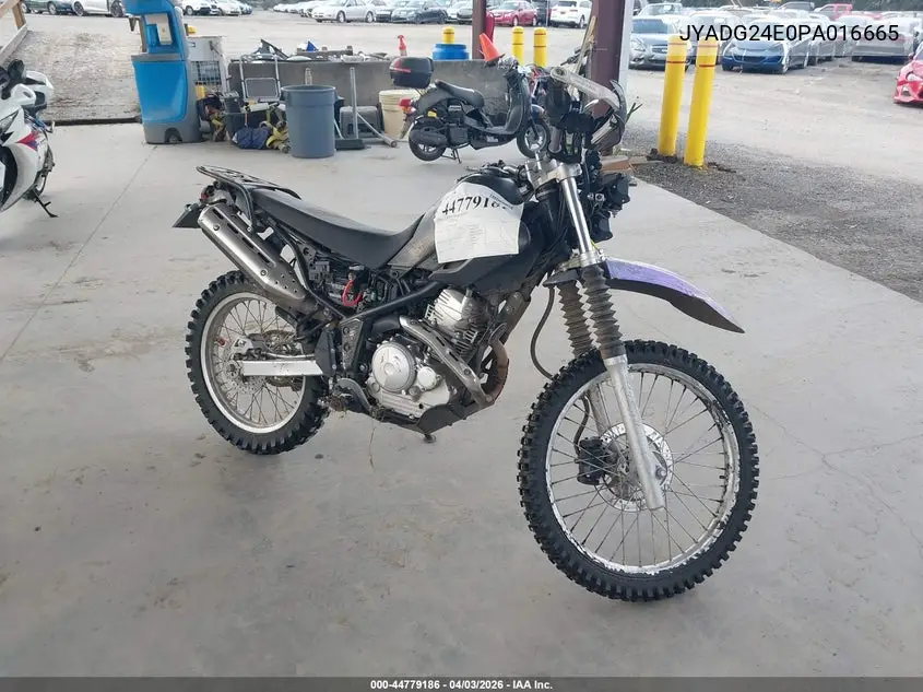 2023 Yamaha Xt250 VIN: JYADG24E0PA016665 Lot: 44779186