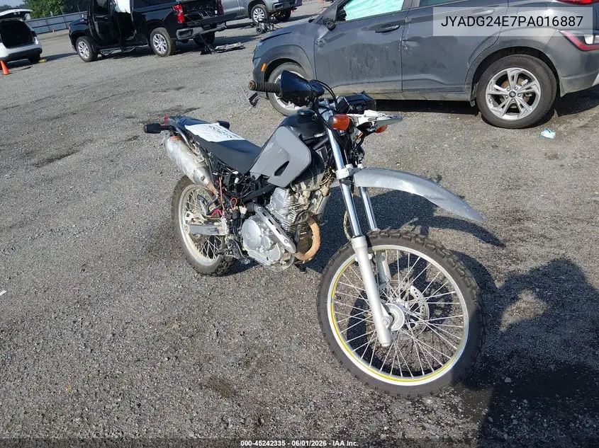 2023 Yamaha Xt250 VIN: JYADG24E7PA016887 Lot: 45242335