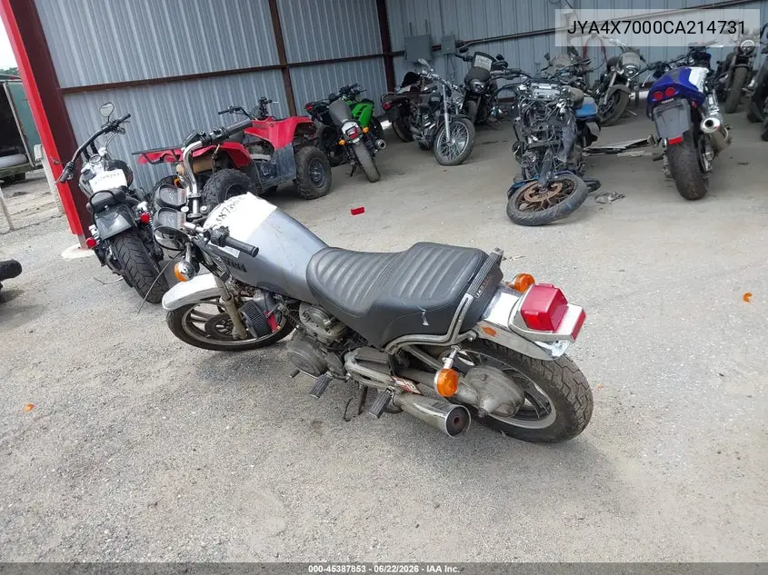 1982 Yamaha Xv750 VIN: JYA4X7000CA214731 Lot: 45387853