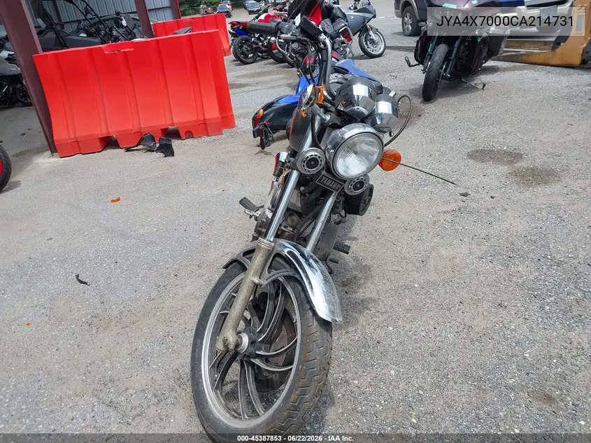 1982 Yamaha Xv750 VIN: JYA4X7000CA214731 Lot: 45387853