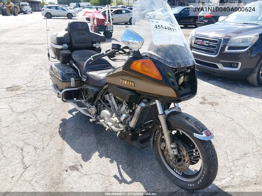 1986 Yamaha Xvz13 D VIN: JYA1NL004GA000624 Lot: 45544817