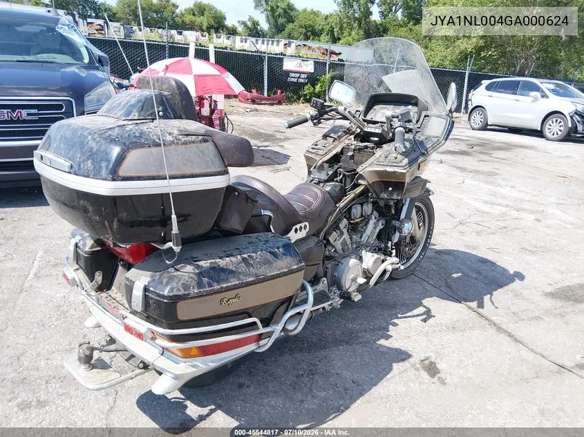 1986 Yamaha Xvz13 D VIN: JYA1NL004GA000624 Lot: 45544817