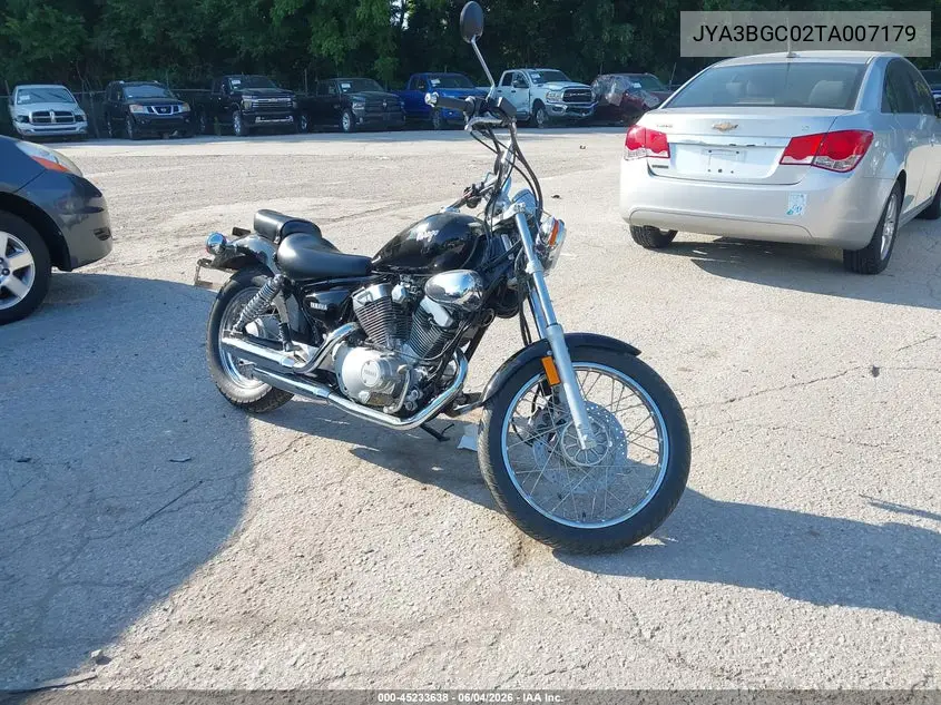 1996 Yamaha Xv250 VIN: JYA3BGC02TA007179 Lot: 45233638