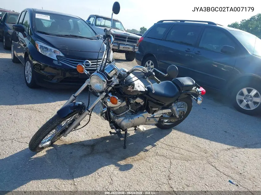 1996 Yamaha Xv250 VIN: JYA3BGC02TA007179 Lot: 45233638