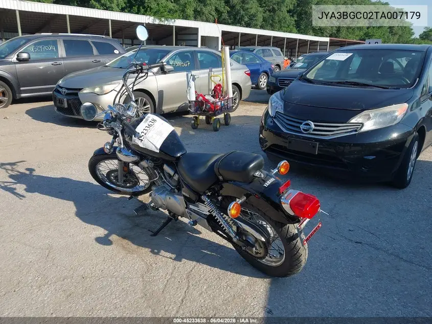 1996 Yamaha Xv250 VIN: JYA3BGC02TA007179 Lot: 45233638