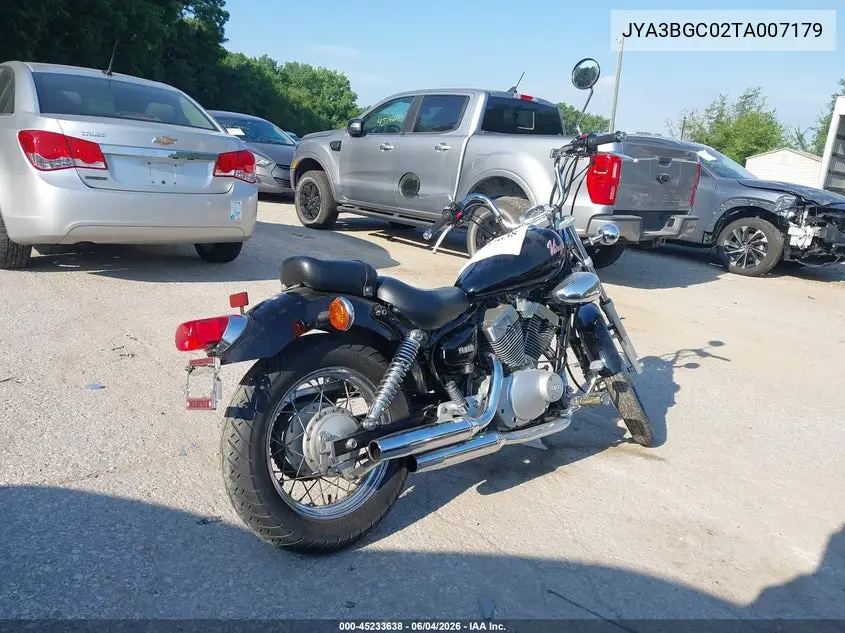 1996 Yamaha Xv250 VIN: JYA3BGC02TA007179 Lot: 45233638