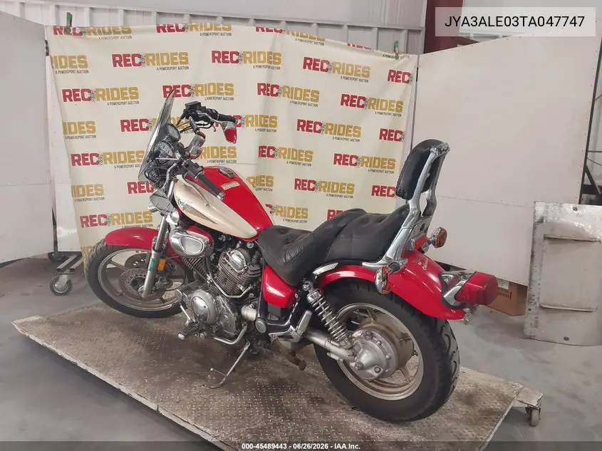1996 Yamaha Xv750 VIN: JYA3ALE03TA047747 Lot: 45489443