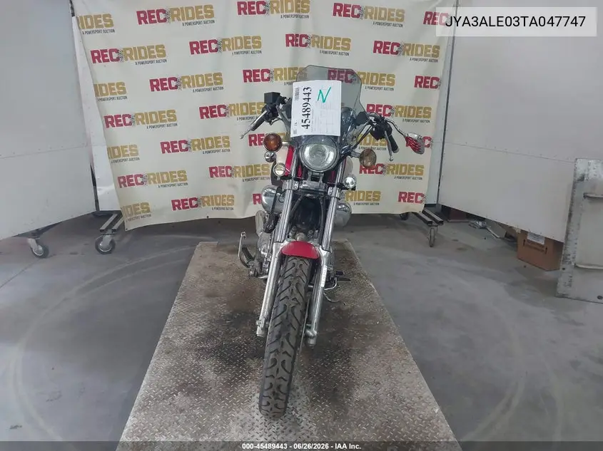 1996 Yamaha Xv750 VIN: JYA3ALE03TA047747 Lot: 45489443