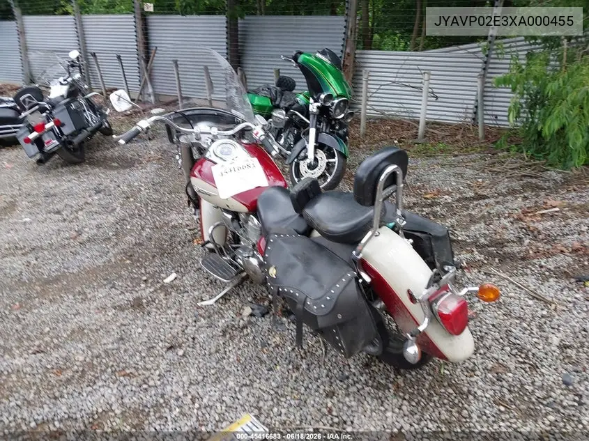 1999 Yamaha Xv1600 Al VIN: JYAVP02E3XA000455 Lot: 45416683