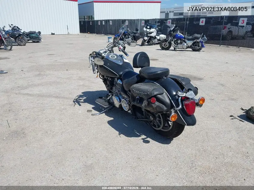 1999 Yamaha Xv1600 Al VIN: JYAVP02E3XA003405 Lot: 45606359
