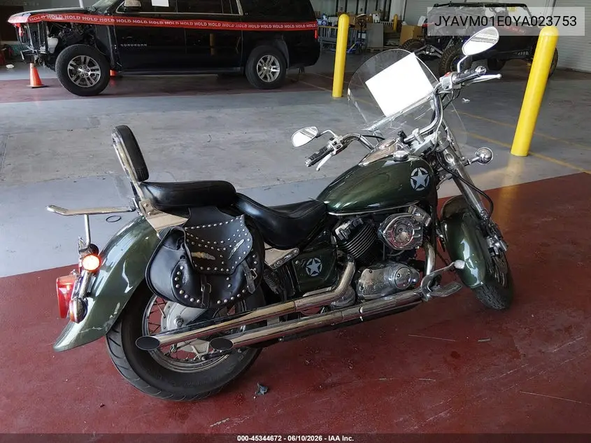 2000 Yamaha Xvs65 A VIN: JYAVM01E0YA023753 Lot: 45344672